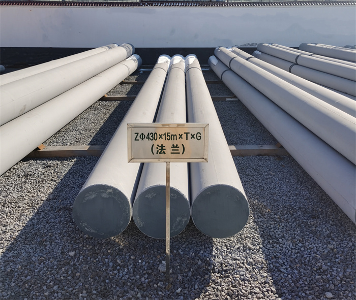 达拉特430×15米×T×G砼电力电杆